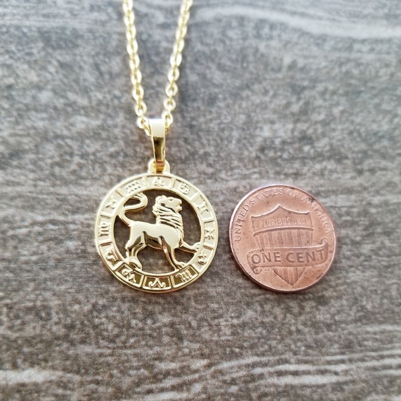 Jewelry - Leo Zodiac Sign 18K Gold Filled Necklace